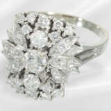 Attractive white gold vintage brilliant-cut diamon… - фото 2