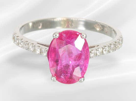 Ring: filigree brilliant-cut diamond ring with fin… - photo 3