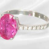 Ring: filigree brilliant-cut diamond ring with fin… - photo 4