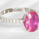 Ring: filigree brilliant-cut diamond ring with fin… - photo 5