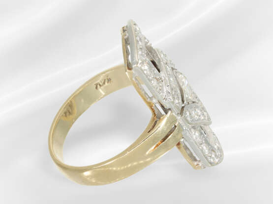 Ring: unusual vintage goldsmith ring with fine bri… - photo 2