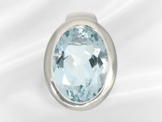 Pendant: solid aquamarine pendant, brand jewellery… - photo 1