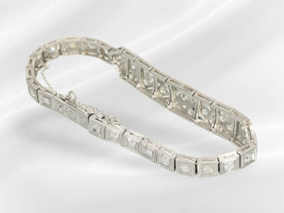 Armband: sehr schönes, antikes Art déco Diamant Go… - Foto 3