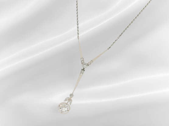 Chain/necklace: very fine Art Deco centrepiece nec… - photo 3
