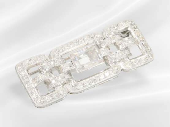 Brooch: very beautiful antique diamond brooch, pro… - фото 2