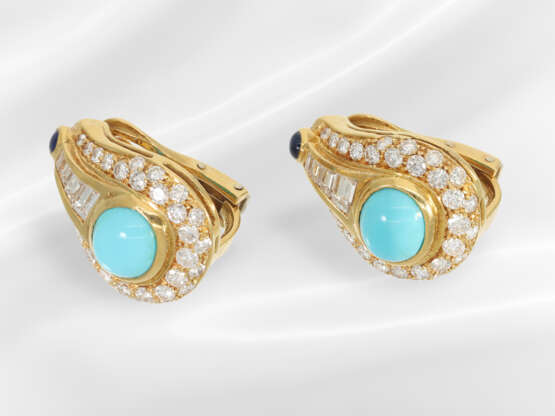 Extremely decorative turquoise/sapphire jewellery … - фото 6