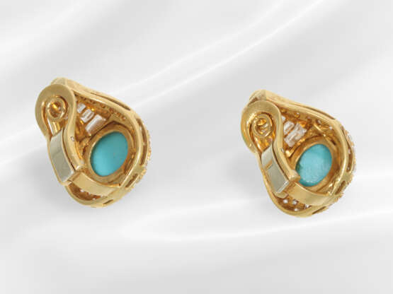 Extremely decorative turquoise/sapphire jewellery … - фото 7