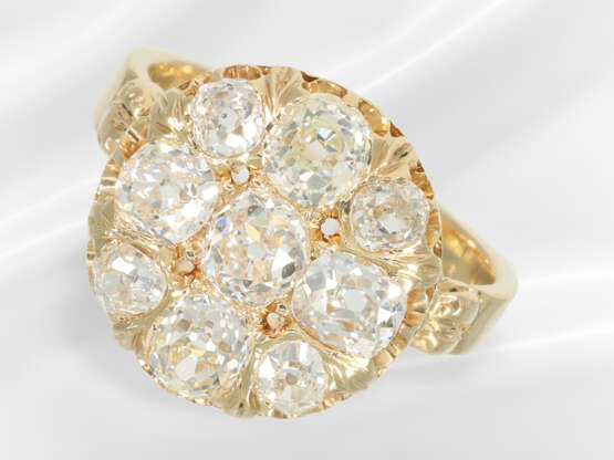 Ring: dekorativer Goldring mit sehr schönen Altsch… - Foto 1