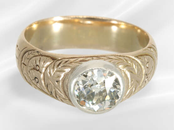 Ring: seltener, antiker Goldschmiedering mit einem… - Foto 2