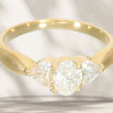 Ring: fancy goldsmith ring with marquise diamond a… - photo 3