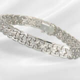 Bracelet: attractive white gold diamond/goldsmith'… - photo 1
