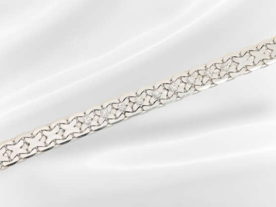 Bracelet: attractive white gold diamond/goldsmith'… - photo 4