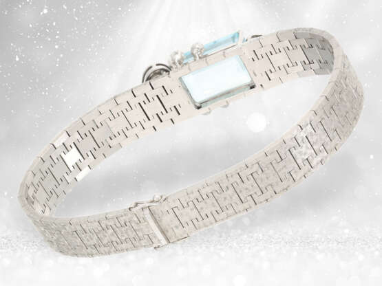 Bracelet: fancy vintage aquamarine bracelet, proba… - фото 4