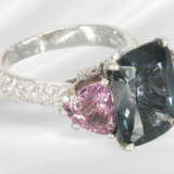 Ring: like new, handmade and very fine spinel/bril… - фото 2