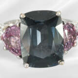 Ring: like new, handmade and very fine spinel/bril… - фото 4