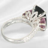 Ring: like new, handmade and very fine spinel/bril… - фото 7