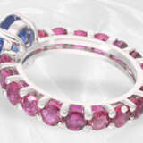 Ring: sehr dekorativer und hochwertiger Saphir/Rub… - Foto 2