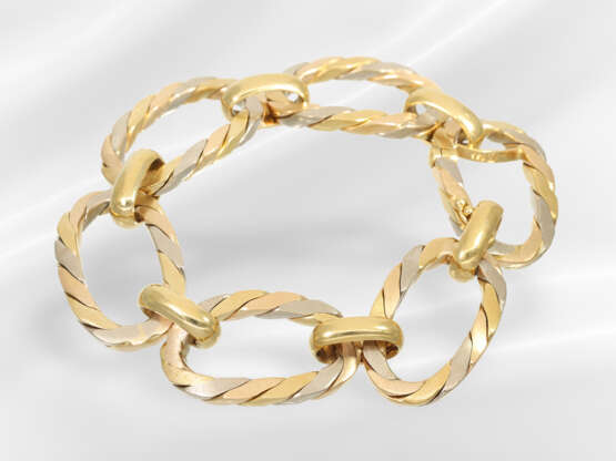 Bracelet: extremely high-quality and heavy tricolo… - фото 2