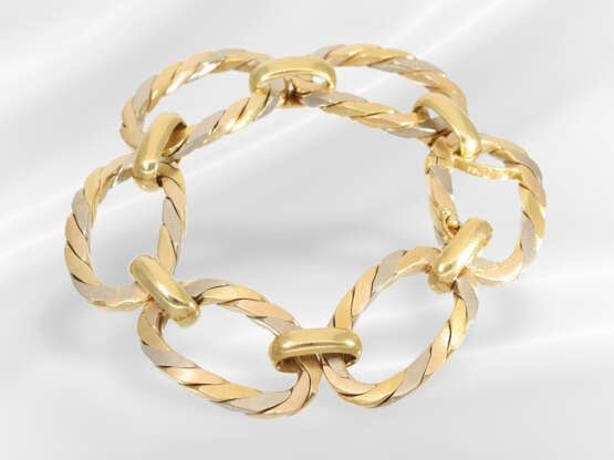 Bracelet: extremely high-quality and heavy tricolo… - фото 3
