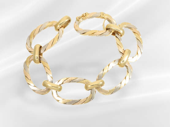 Bracelet: extremely high-quality and heavy tricolo… - фото 5