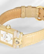 Uhren. Armbanduhr: luxuriöse Chopard Damenuhr "Happy Diam…