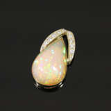 Pendant: very decorative opal/brilliant-cut diamon… - photo 2