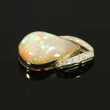 Pendant: very decorative opal/brilliant-cut diamon… - photo 3