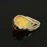 Pendant: very decorative opal/brilliant-cut diamon… - фото 4
