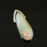 Pendant: exceptionally large opal gold jewellery p… - photo 3