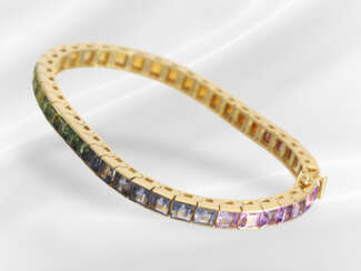 Bracelet: high-quality "Rainbow" tennis bracelet w…