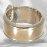 Ring: massiver Diamant-Goldschmiedering in Bicolor… - Foto 4