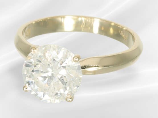 Ring: moderner Solitär Brillantring, ca. 3ct… - Foto 2