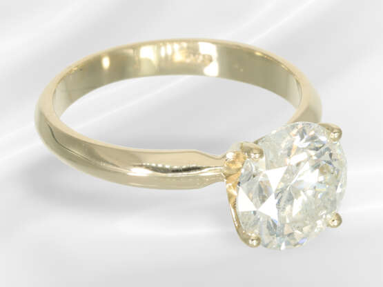 Ring: moderner Solitär Brillantring, ca. 3ct… - Foto 4