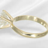 Ring: modern solitaire brilliant-cut diamond ring,… - photo 5