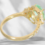 Ring: goldsmith ring with extremely rare Paraiba t… - photo 6