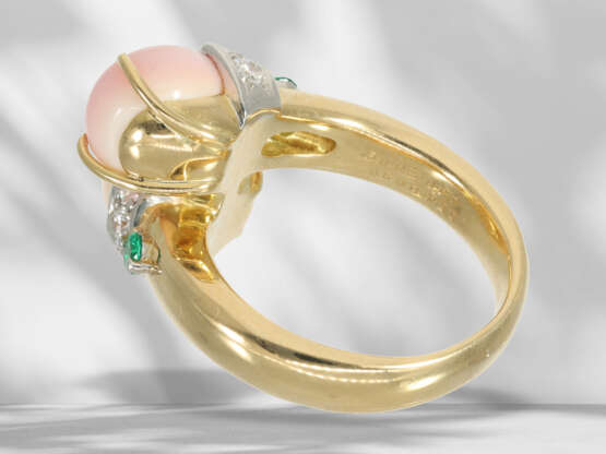 Ring: unique goldsmith ring with 2 exceptionally l… - photo 6