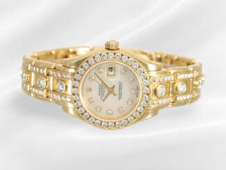 Armbanduhr: gesuchte luxuriöse Damenuhr Rolex Pear…