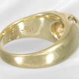 Ring: gold men's ring/ladies' ring with a brillian… - photo 5
