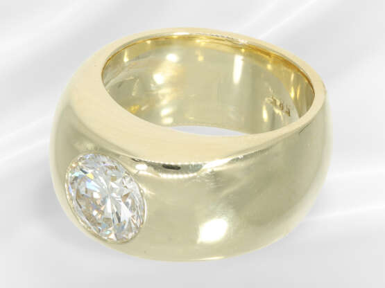 Ring: very high-quality brilliant-cut diamond soli… - фото 2