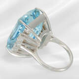 Ring: Aquamarine ring of outstanding quality, "San… - фото 5