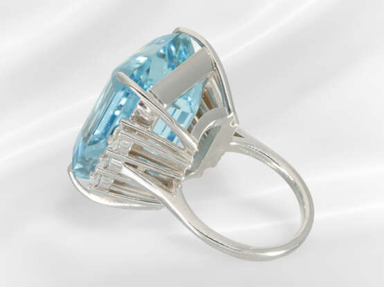 Ring: Aquamarine ring of outstanding quality, "San… - photo 5