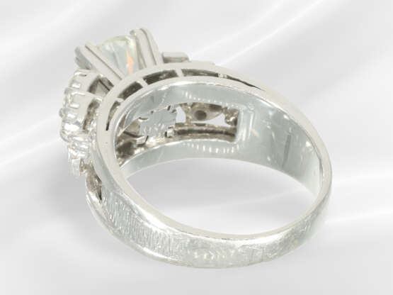 Ring: precious brilliant-cut diamond/diamond gold … - photo 5