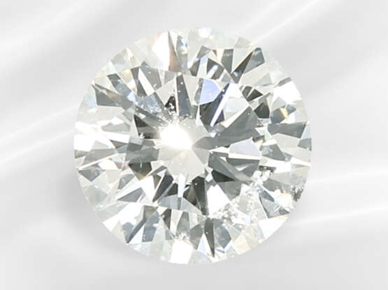 Ring/brilliant-cut diamond: extremely fine brillia… - photo 1