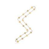 VAN CLEEF & ARPELS DIAMOND AND GOLD 'ALHAMBRA' NECKLACE - фото 1