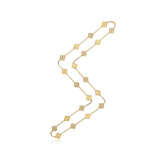 VAN CLEEF & ARPELS DIAMOND AND GOLD 'ALHAMBRA' NECKLACE - photo 1