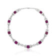 GARNET AND DIAMOND NECKLACE - Prix ​​des enchères