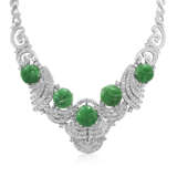 JADEITE AND DIAMOND NECKLACE - фото 1