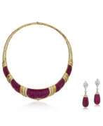 Jewelry sets (Watches & Jewelry, Jewelry). SET OF RUBY AND DIAMOND JEWELLERY