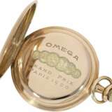 Taschenuhr: dekorative 14K Gold Lepine der Marke Omega, ca. 1915 - Foto 4