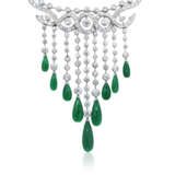 NO RESERVE - SET OF EMERALD AND DIAMOND JEWELLERY - Foto 5